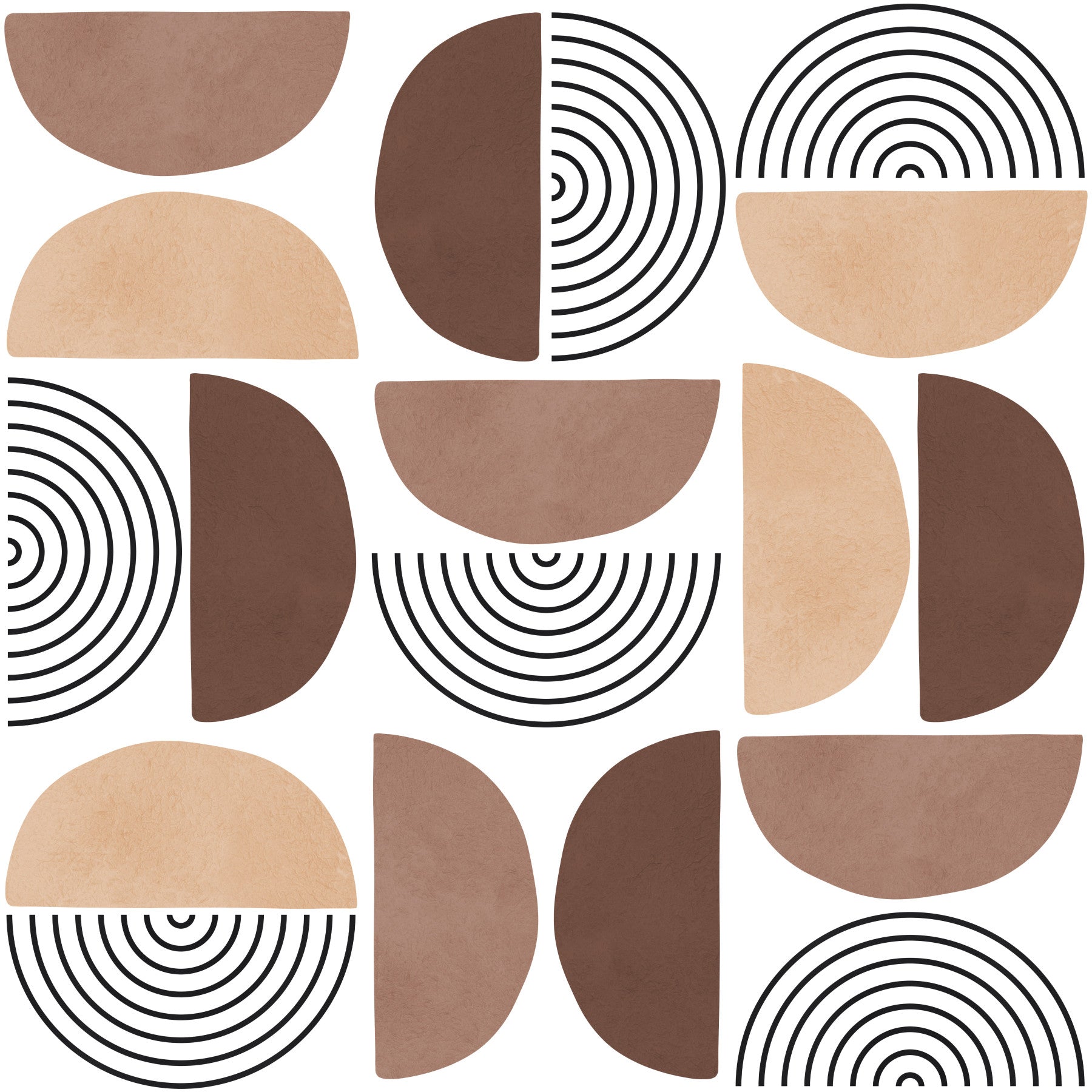 Terracotta Arcs Wallpaper⁠