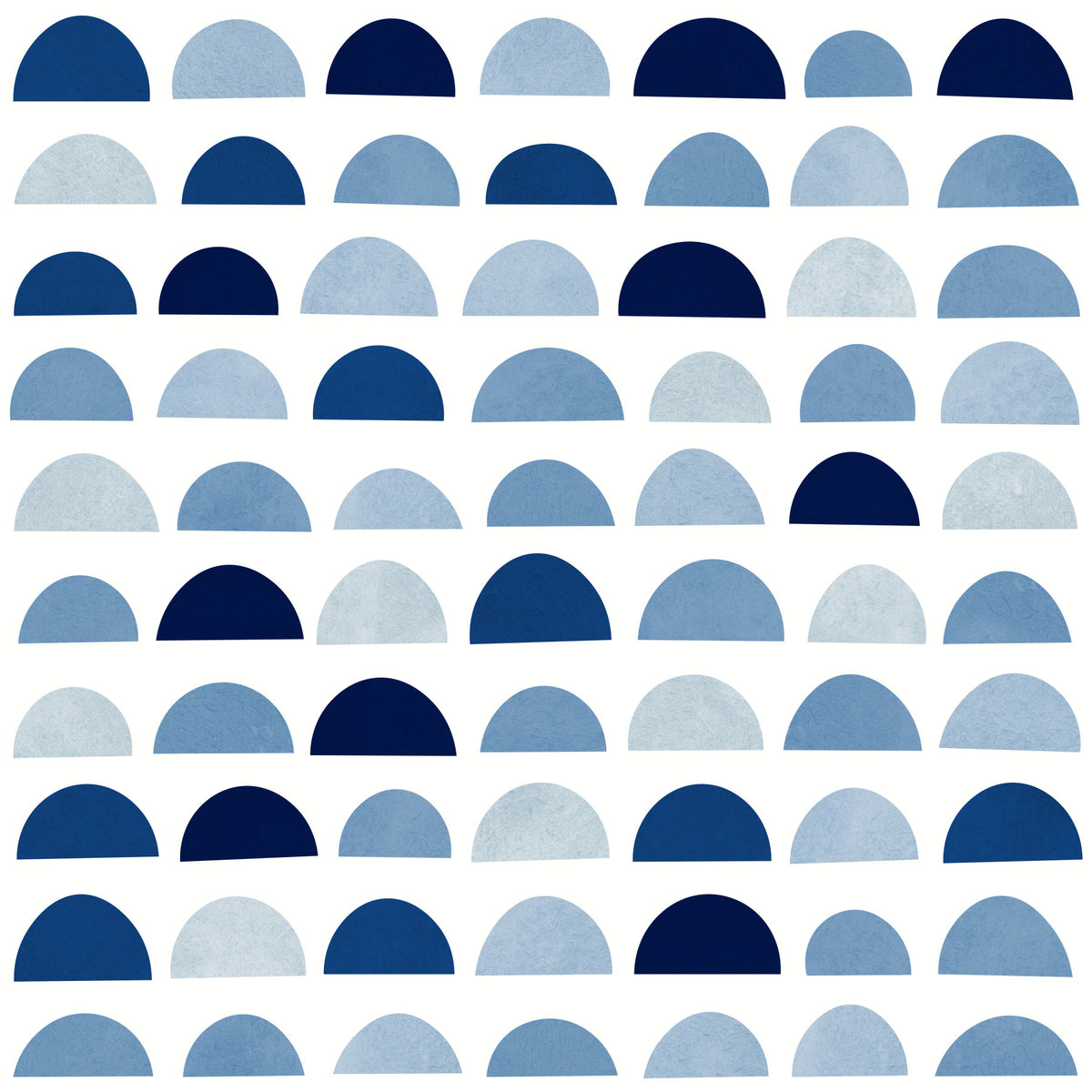 Blue Half Moons Wallpaper⁠ in your room — zoomed