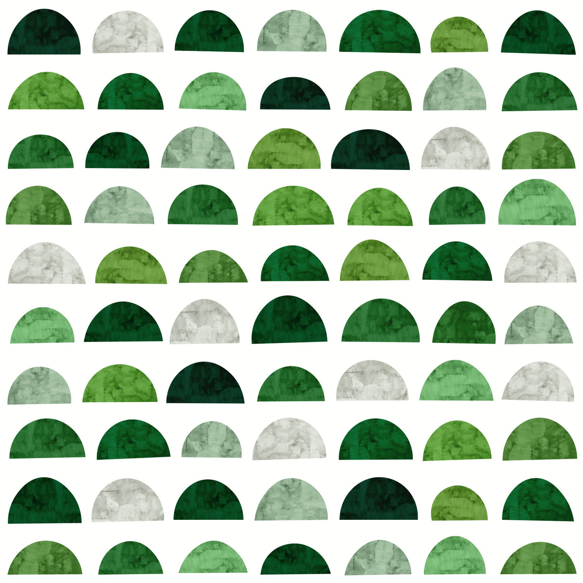Green Geometrics Wallpaper⁠ in your room — zoomed