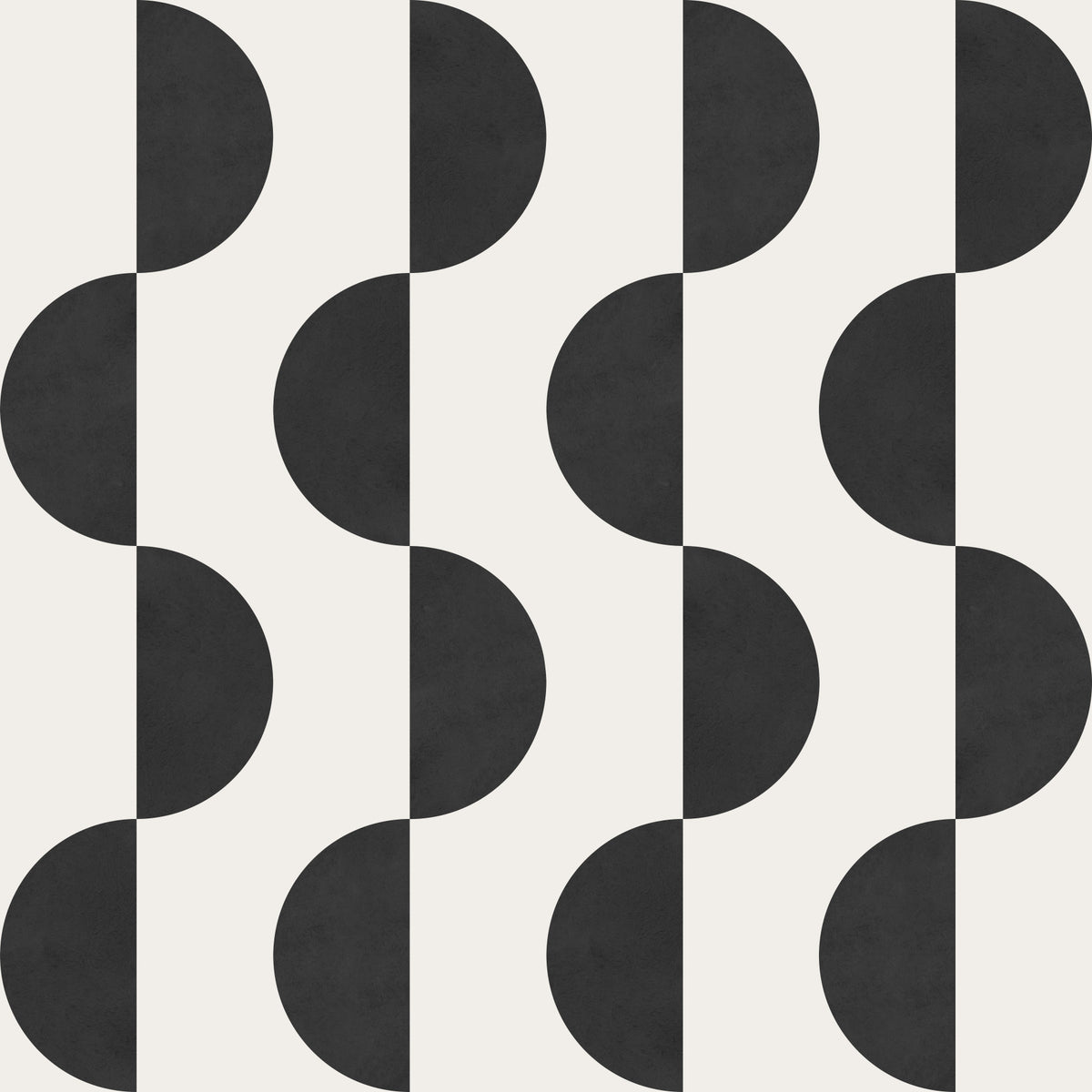 Monochrome Wave Wallpaper⁠ in your room — zoomed