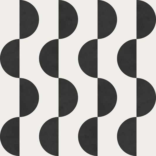 Monochrome Wave Wallpaper⁠
