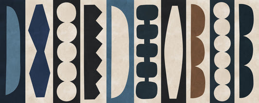 Retro Block Party Wall Mural