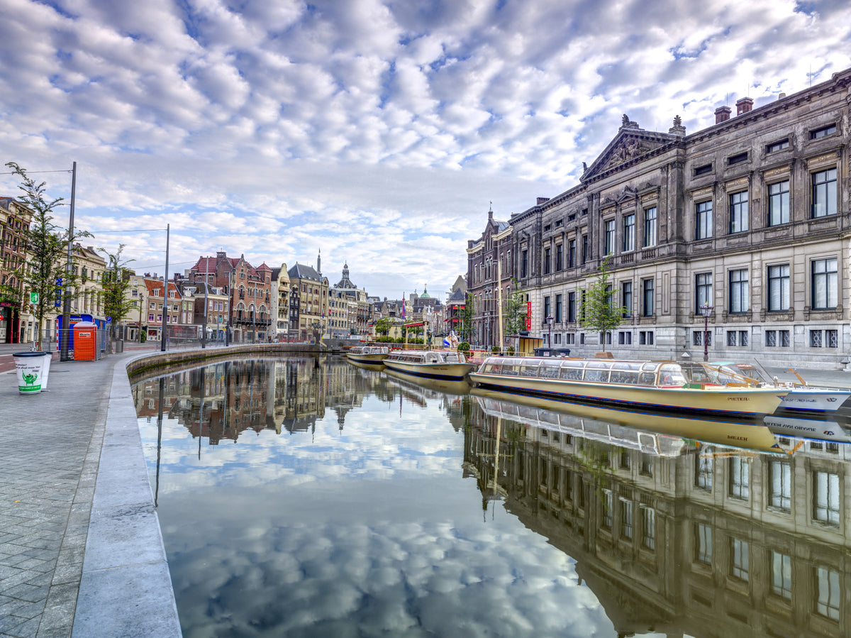 Amsterdam's Watercolor Wall Mural in your room