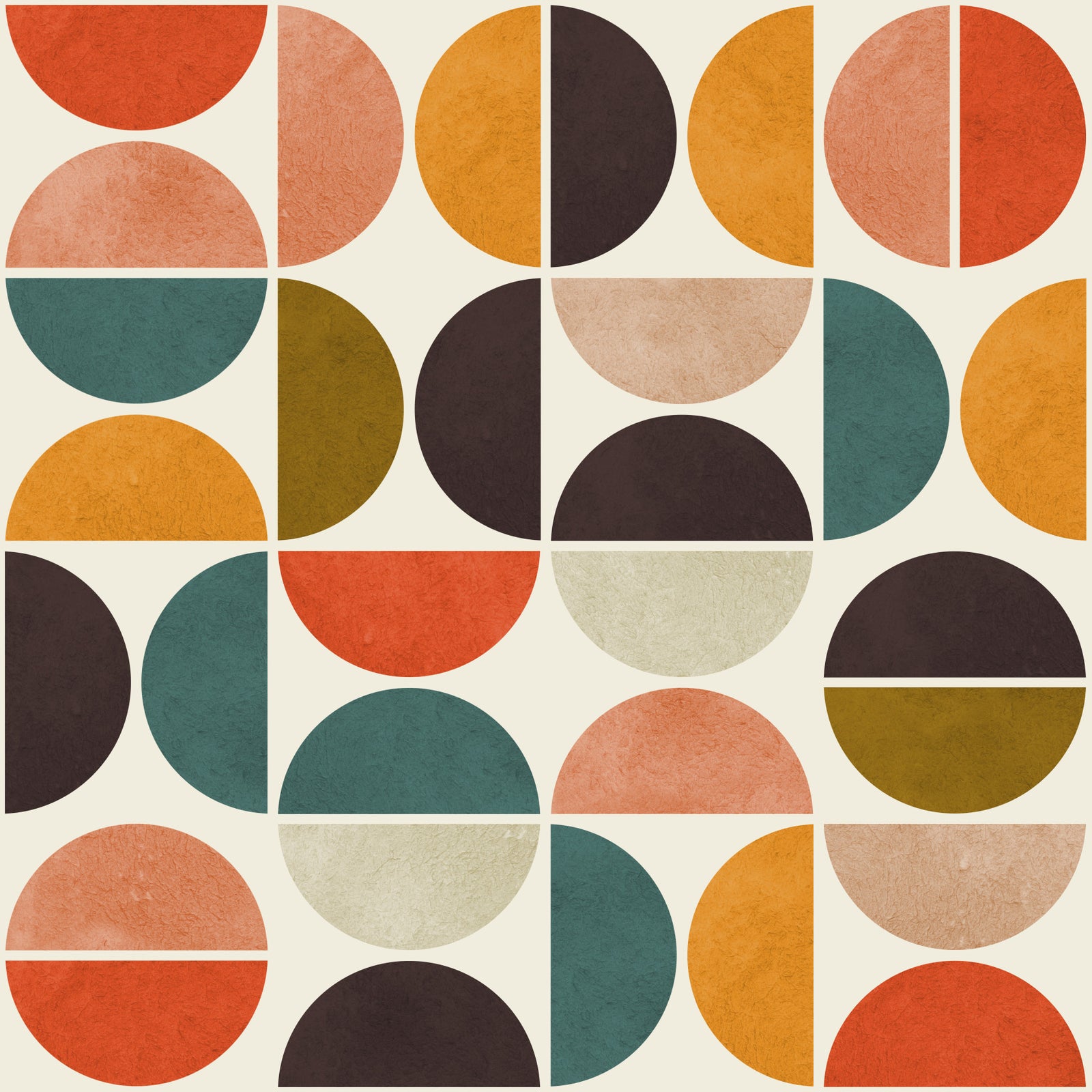 Retro Circles 2 Wallpaper⁠