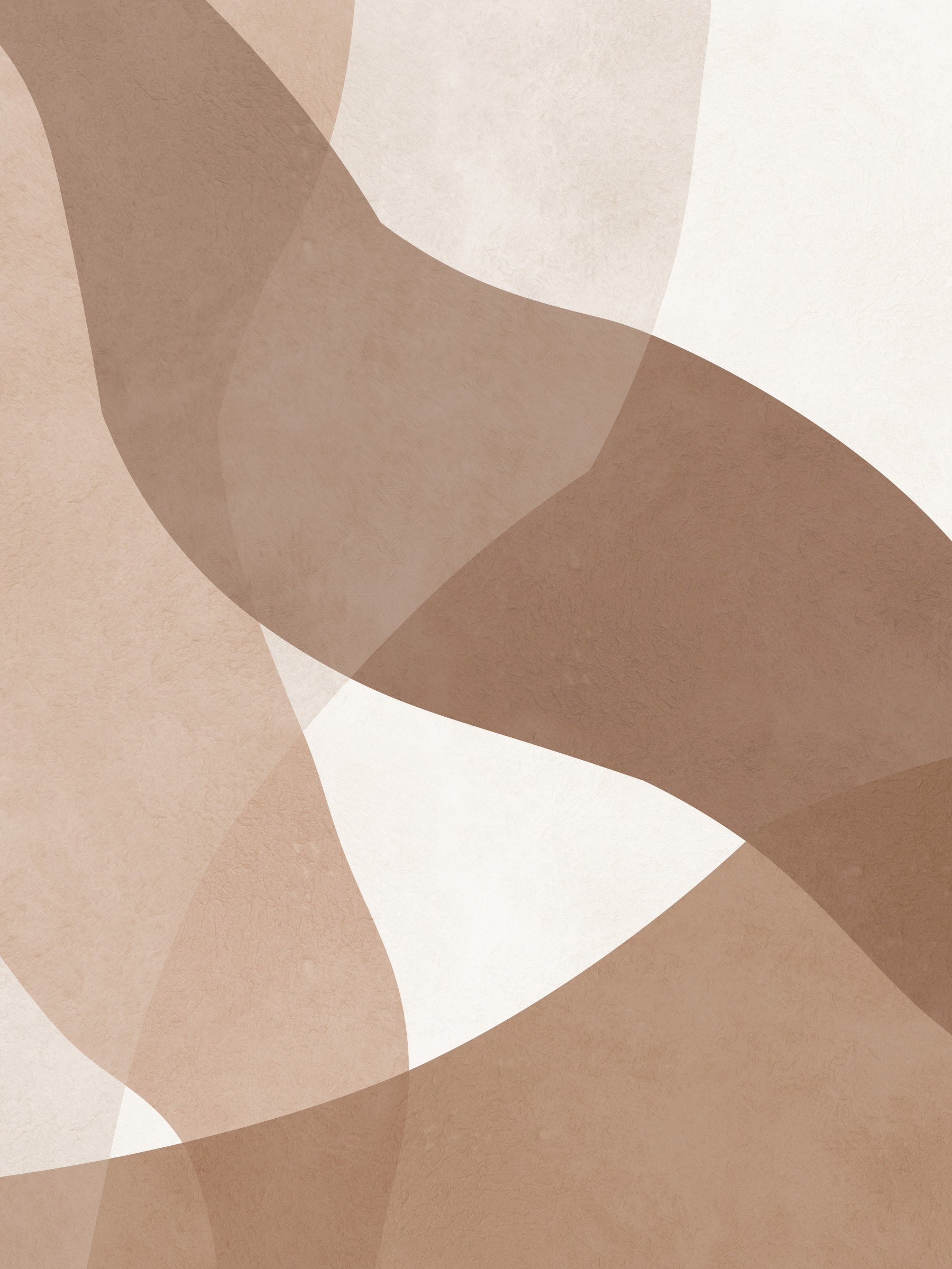 Terracotta Swirls Wall Mural in your room — zoomed