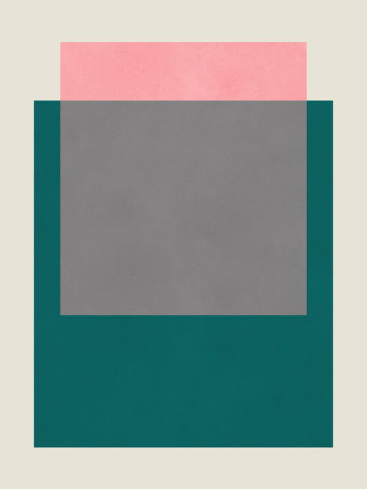 Color Block Harmony Wall Mural