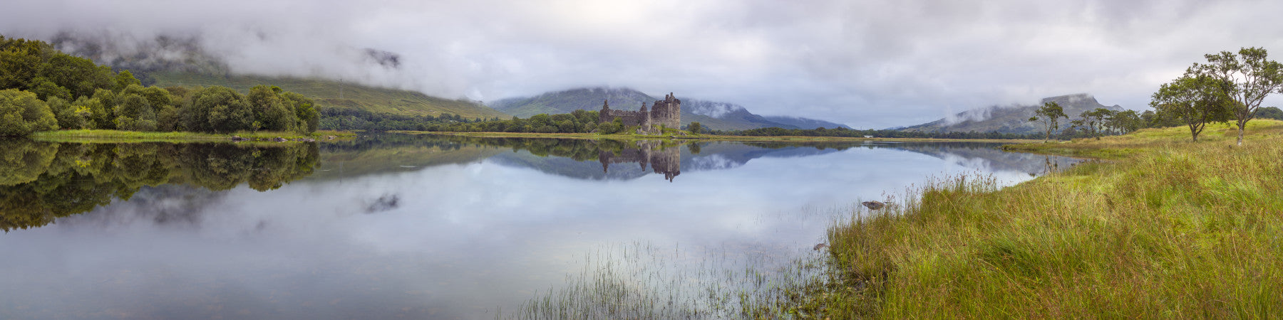 Lochside Serenity Wall Mural in your room — zoomed