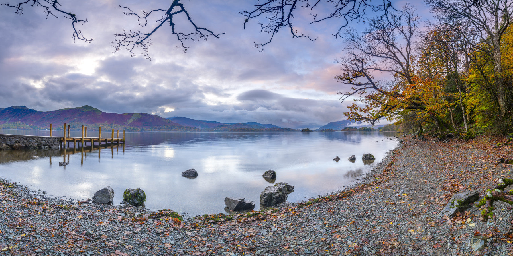 Lakeside Calm Wall Mural