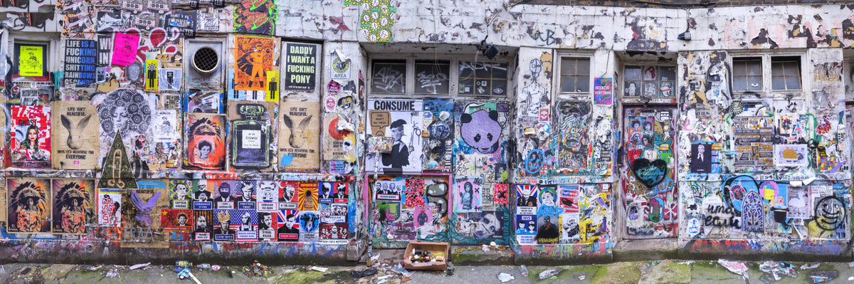 Brick Lane Graffiti Wall Mural in your room