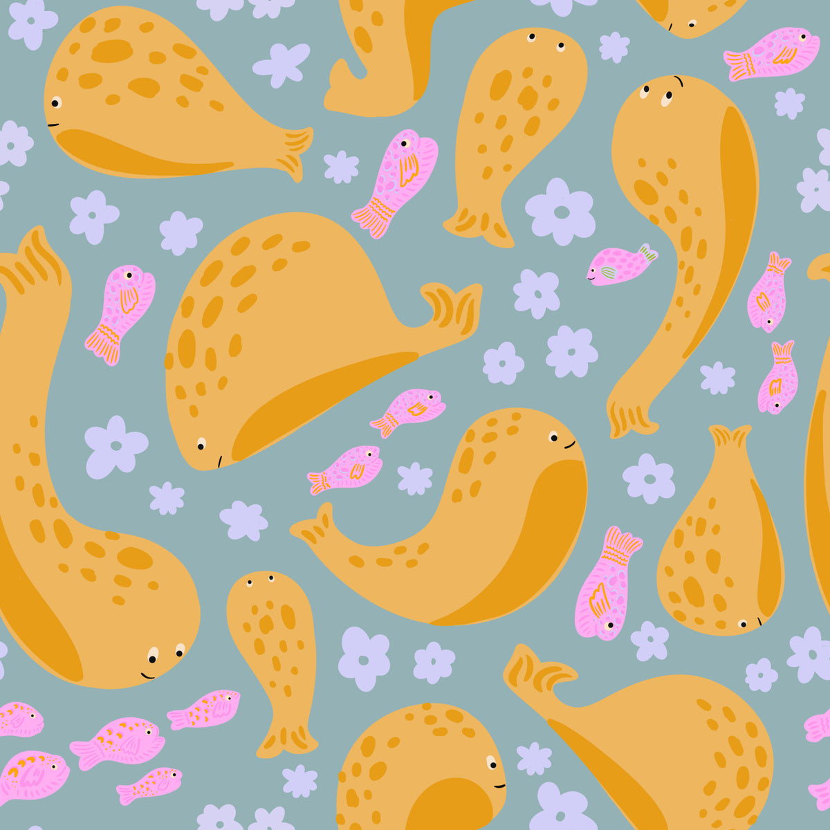 Whale of a Time! Wallpaper⁠ in your room — zoomed