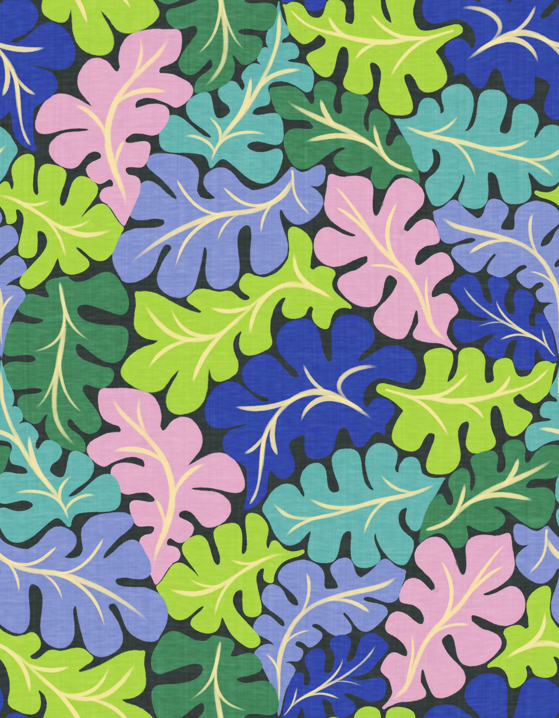 Leafy Rhythm Wallpaper⁠