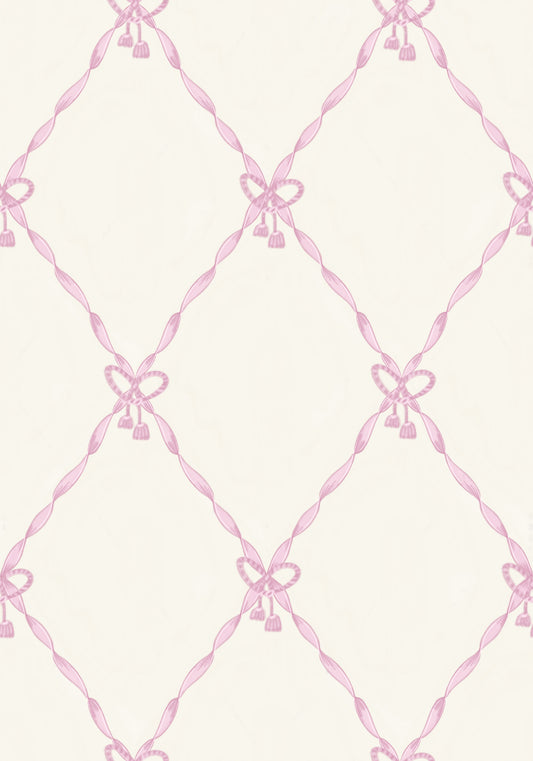Lace & Tassel Wallpaper⁠
