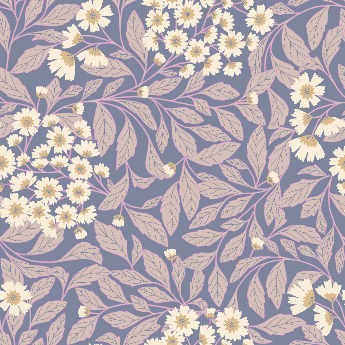 Misty Meadow Wallpaper⁠ in your room — zoomed