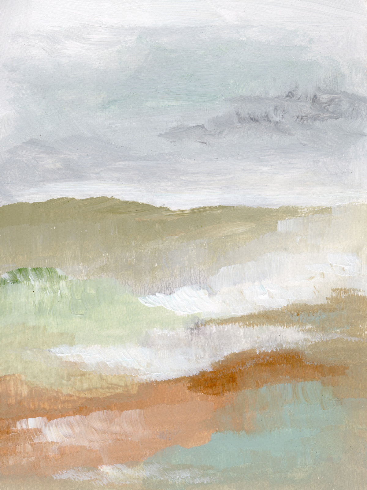 Painted Horizons Wall Mural in your room