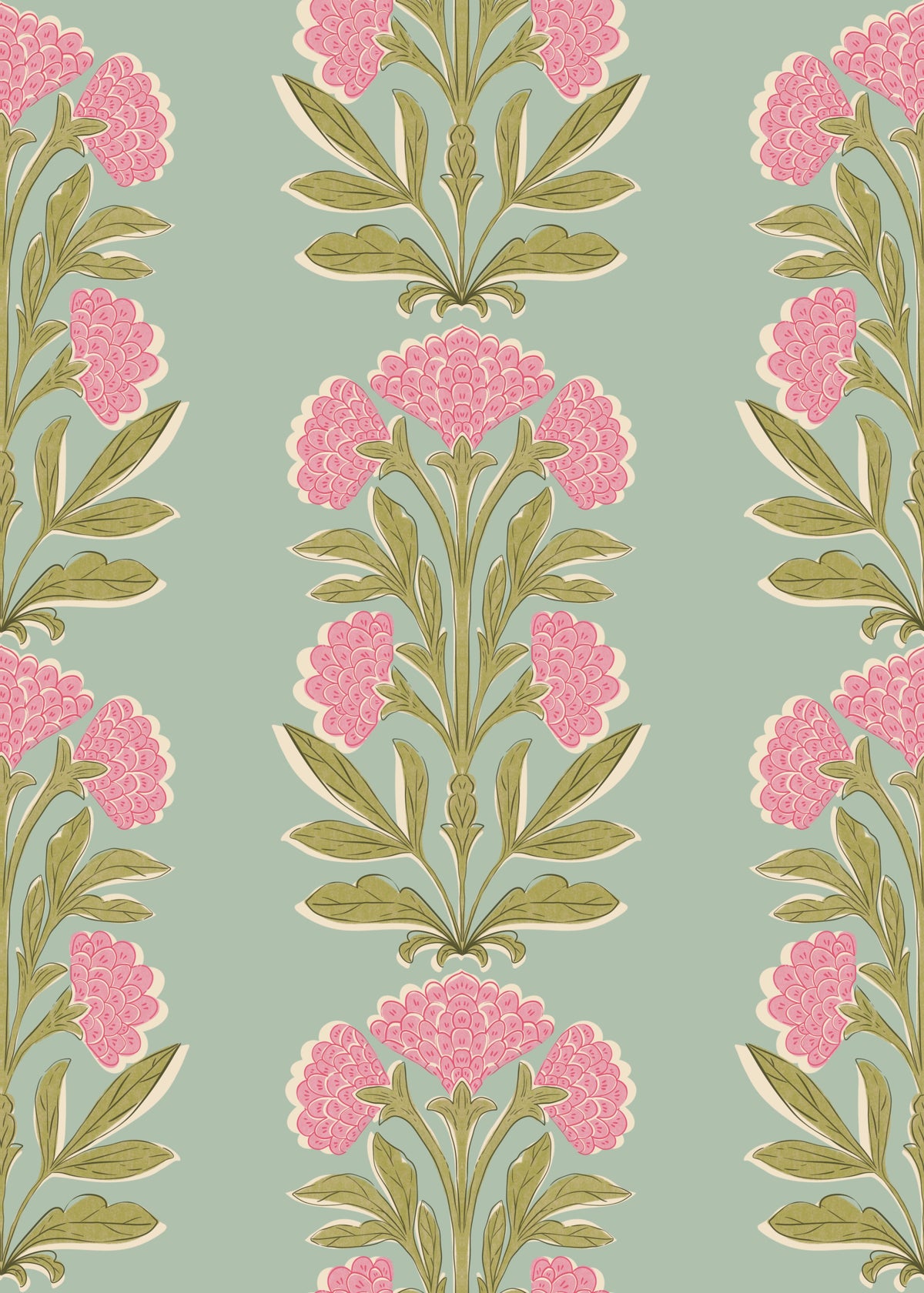 Blossom Symmetry Wallpaper⁠ in your room