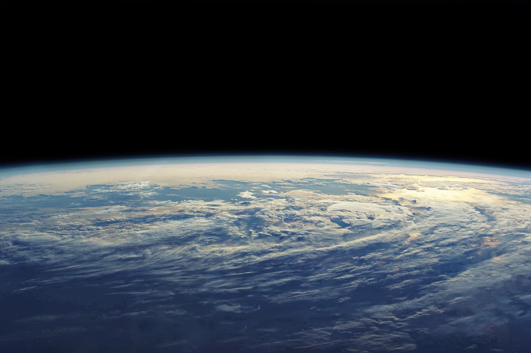 Cosmic Horizons Wall Mural in your room — zoomed