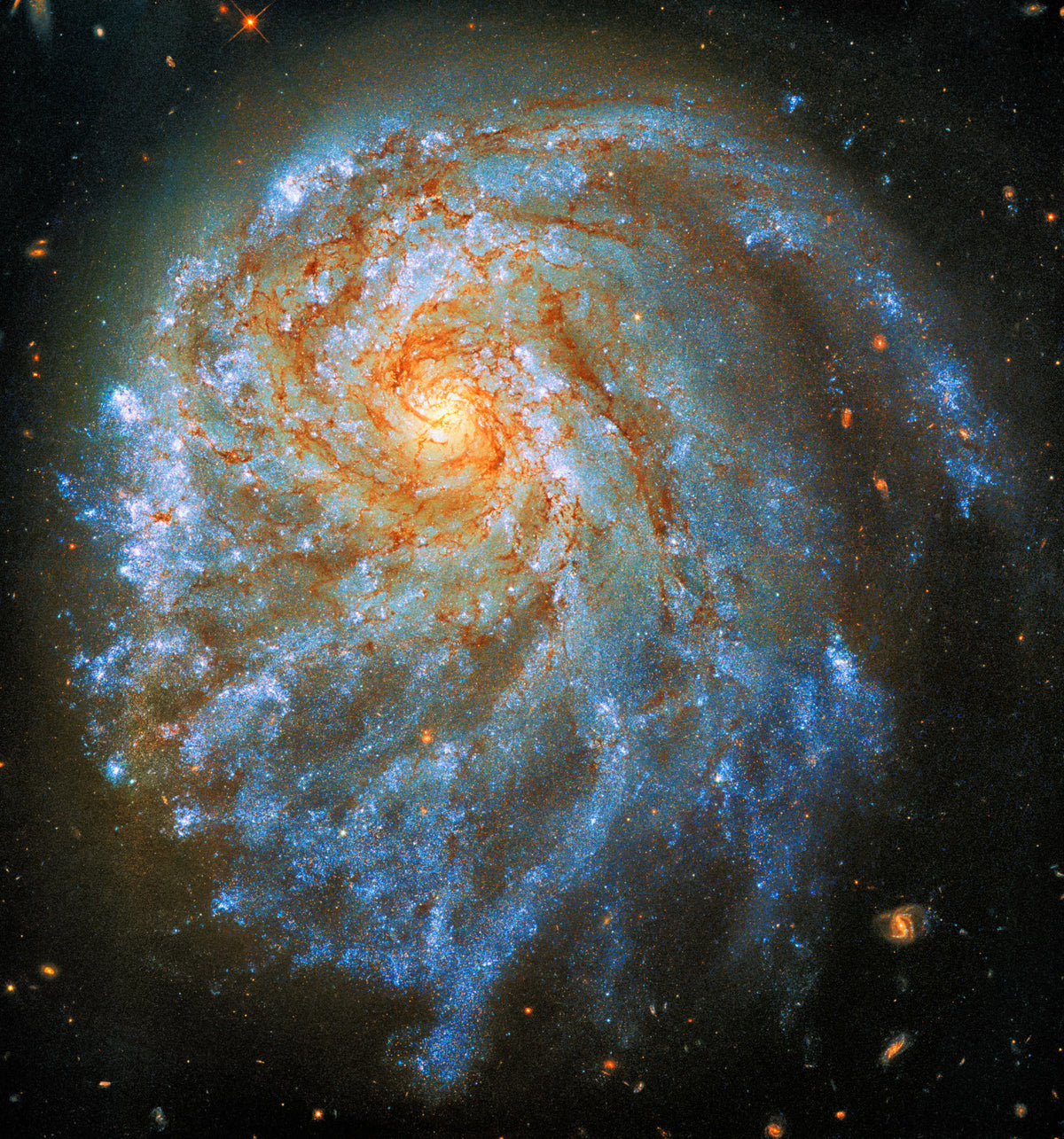 Galaxy NGC 2276 Wall Mural in your room — zoomed