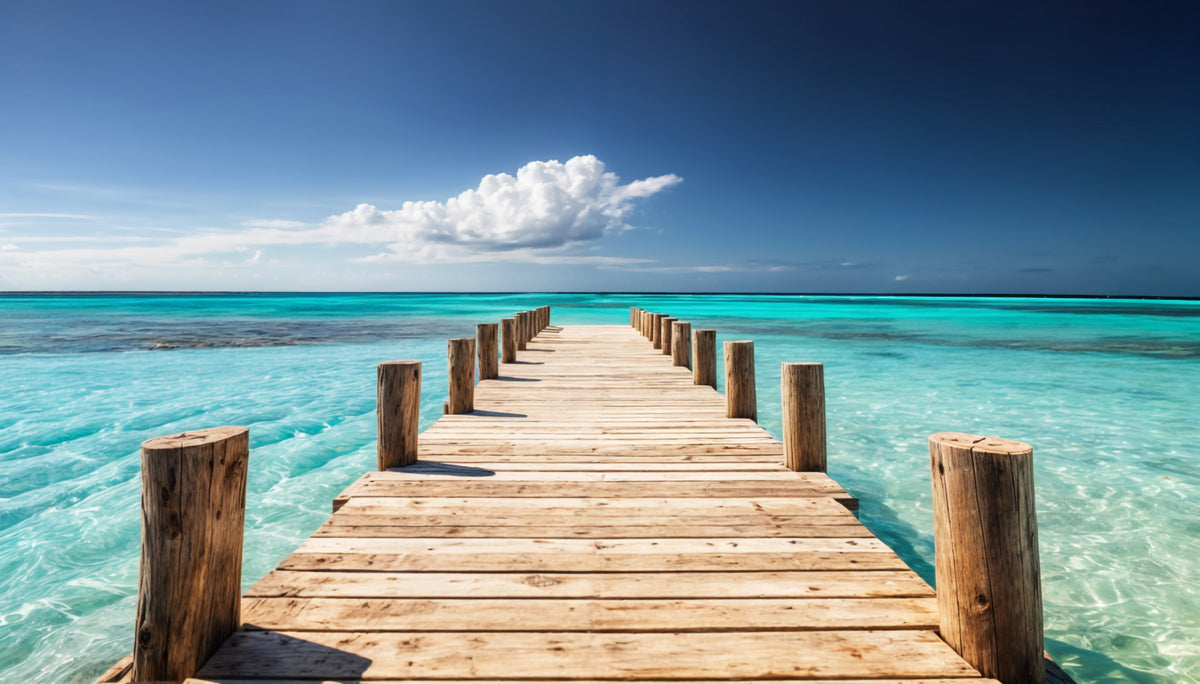 Pier to Paradise Wall Mural in your room