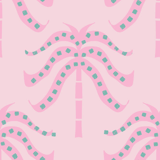 Pink Palms Wallpaper⁠