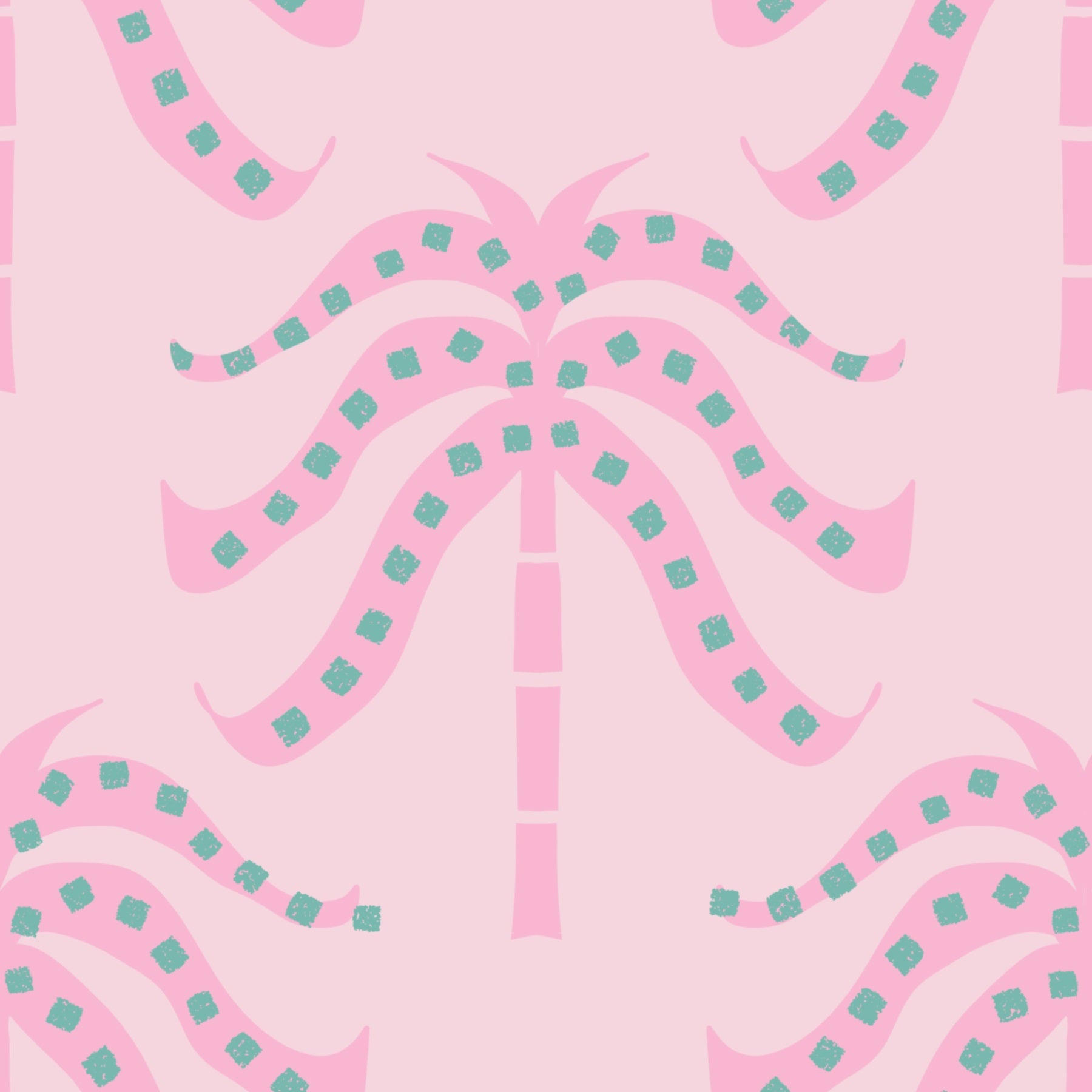 Pink Palms Wallpaper⁠