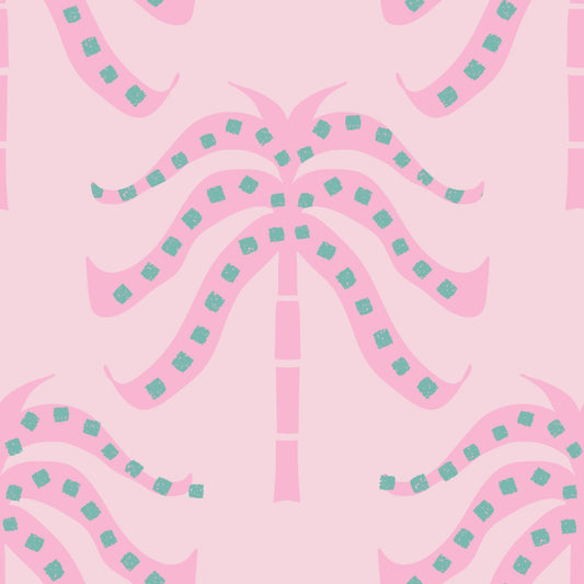 Pink Palms Wallpaper⁠