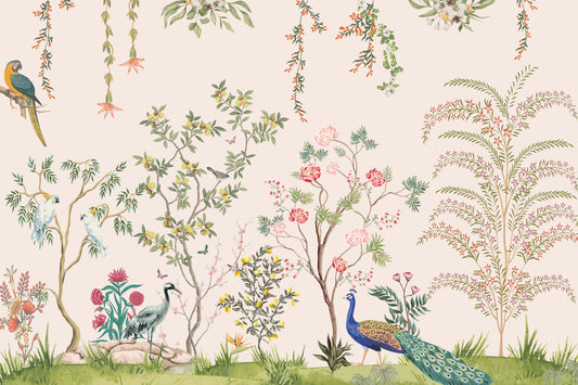 Chinoiserie Eden Wall Mural