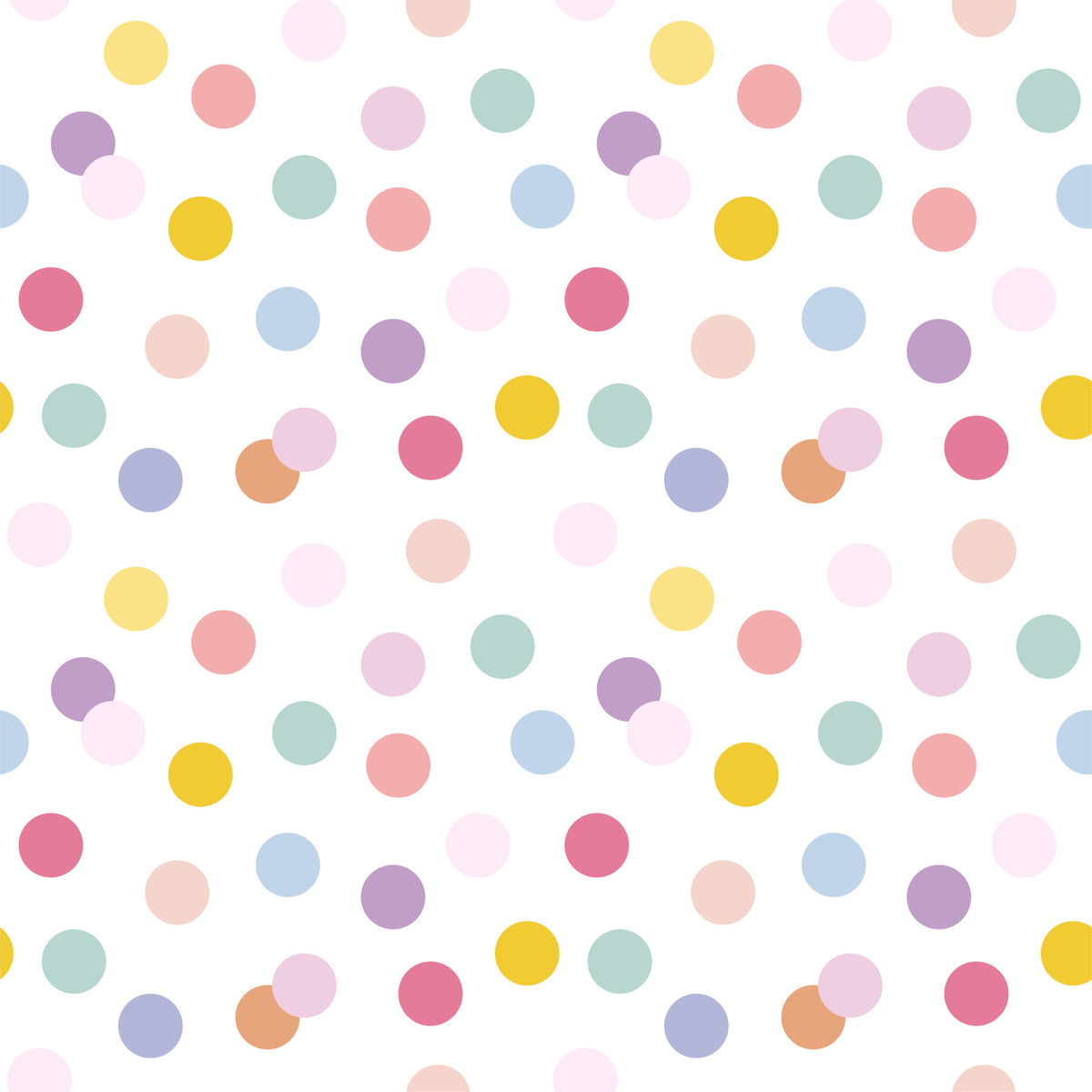 Pastel Polka Dots Wallpaper⁠ in your room
