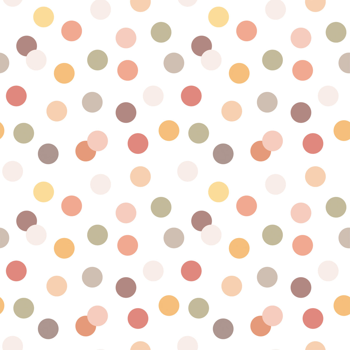 Retro Dot Party Wallpaper⁠ in your room — zoomed