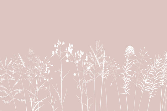 Blush Botanicals Wall Mural