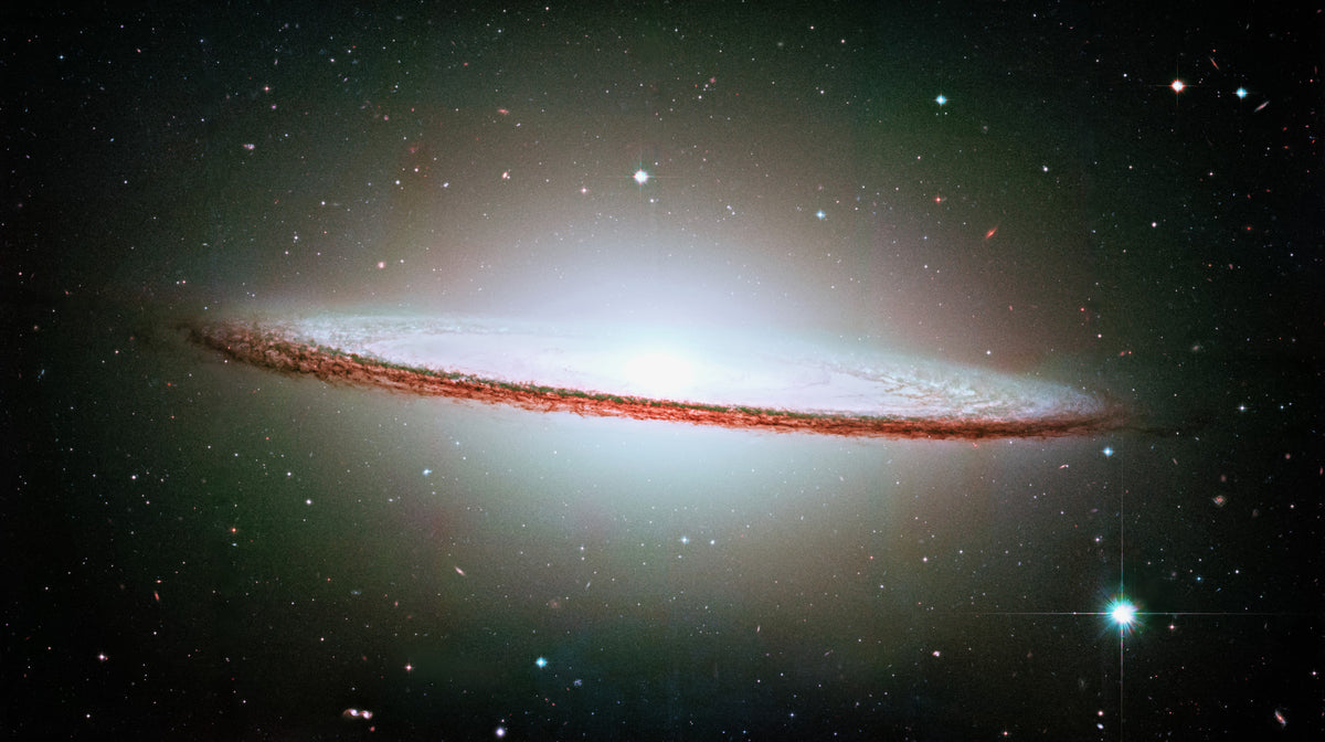 Cosmic Disc Wall Mural in your room — zoomed