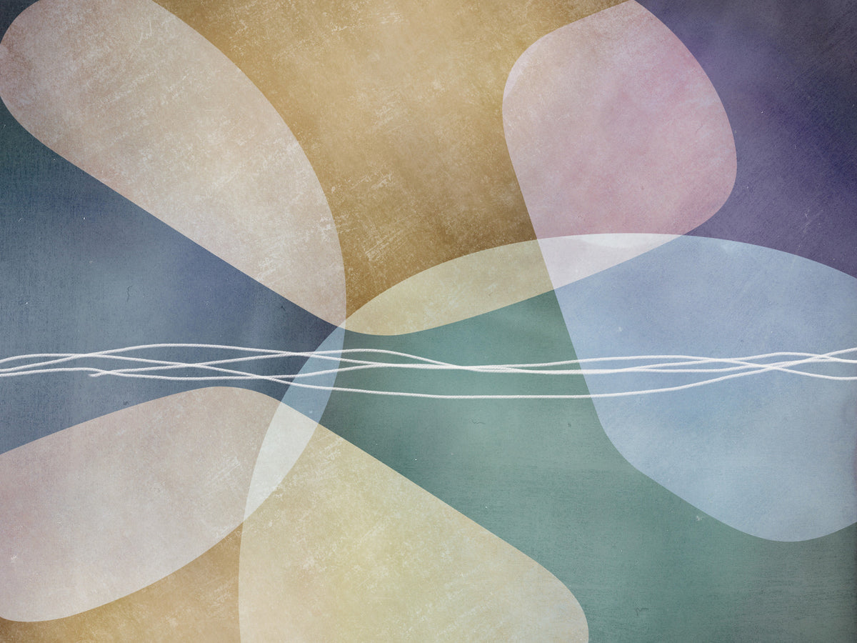Soft Geo Wall Mural in your room