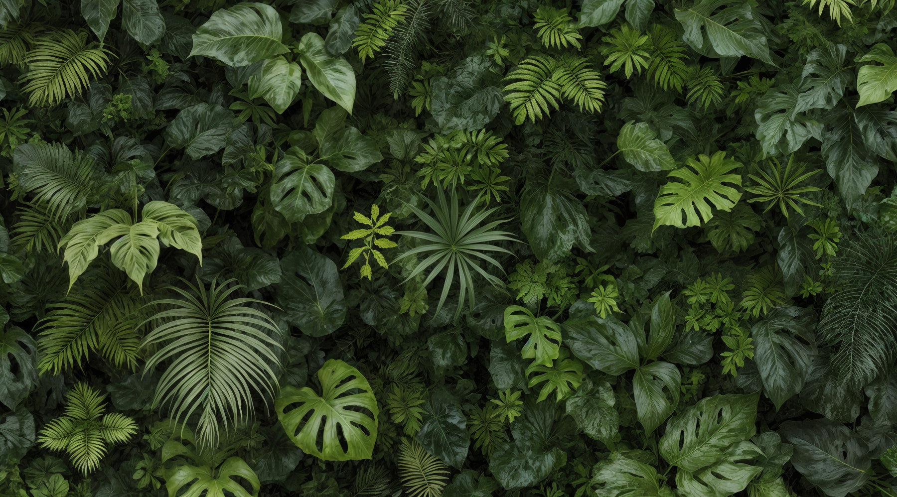 Lush Foliage Wall Mural