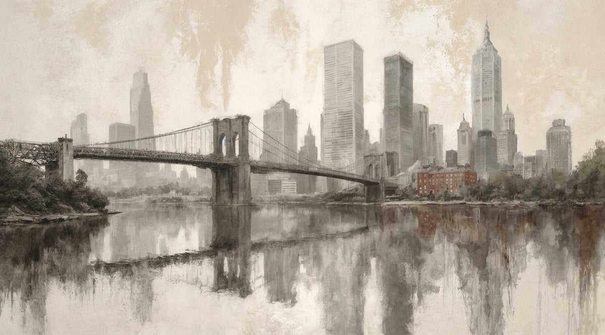Skyline Serenity Wall Mural in your room