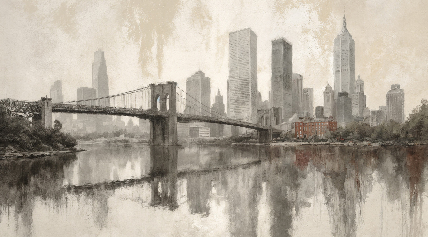 Skyline Serenity Wall Mural