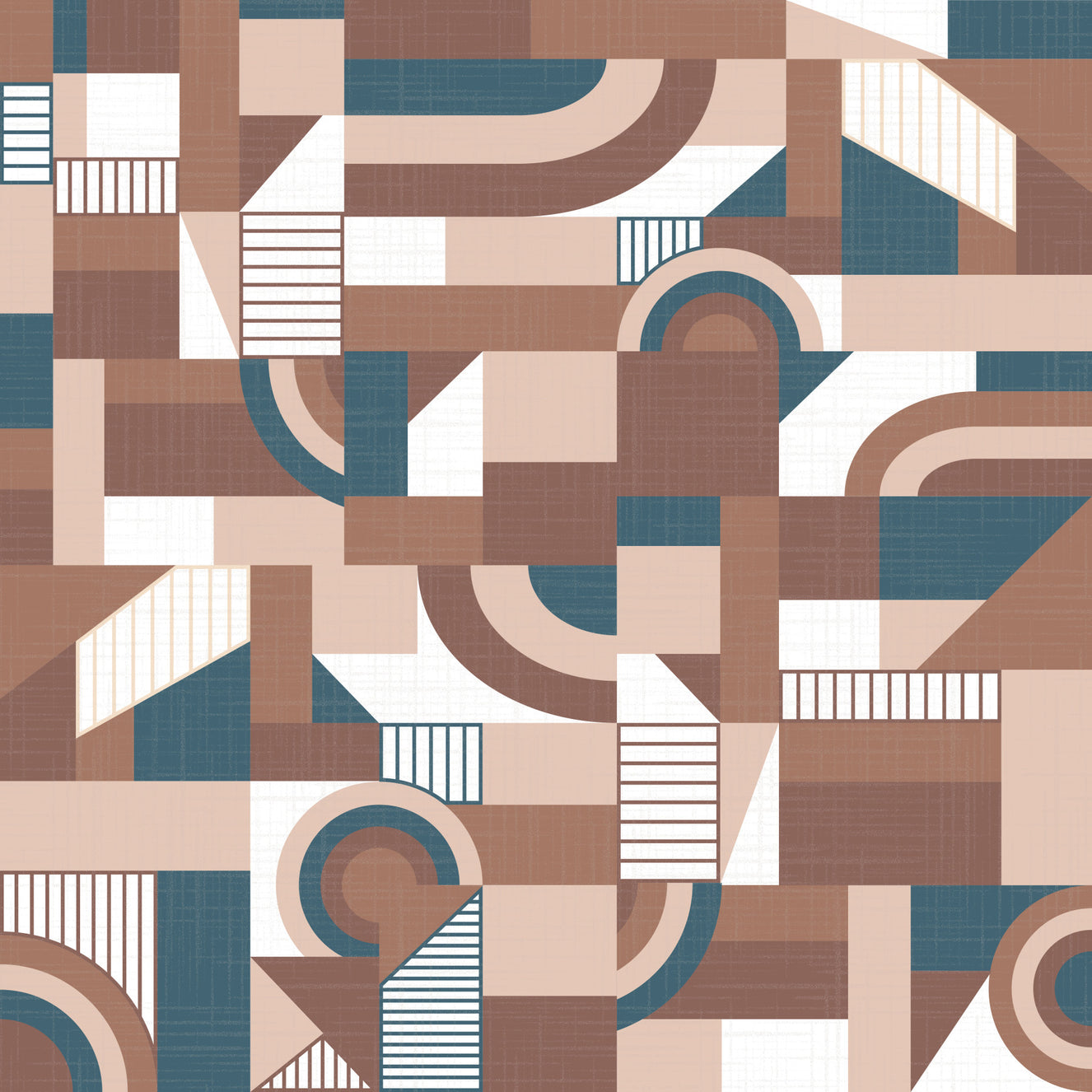 Mocha Mousse Ritmo Wallpaper⁠