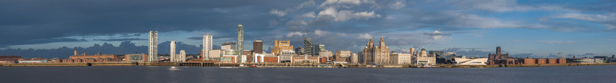 Liverpool's Skyline Vista Wall Mural in your room