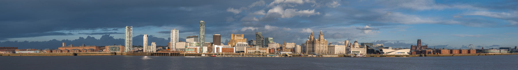 Liverpool's Skyline Vista Wall Mural