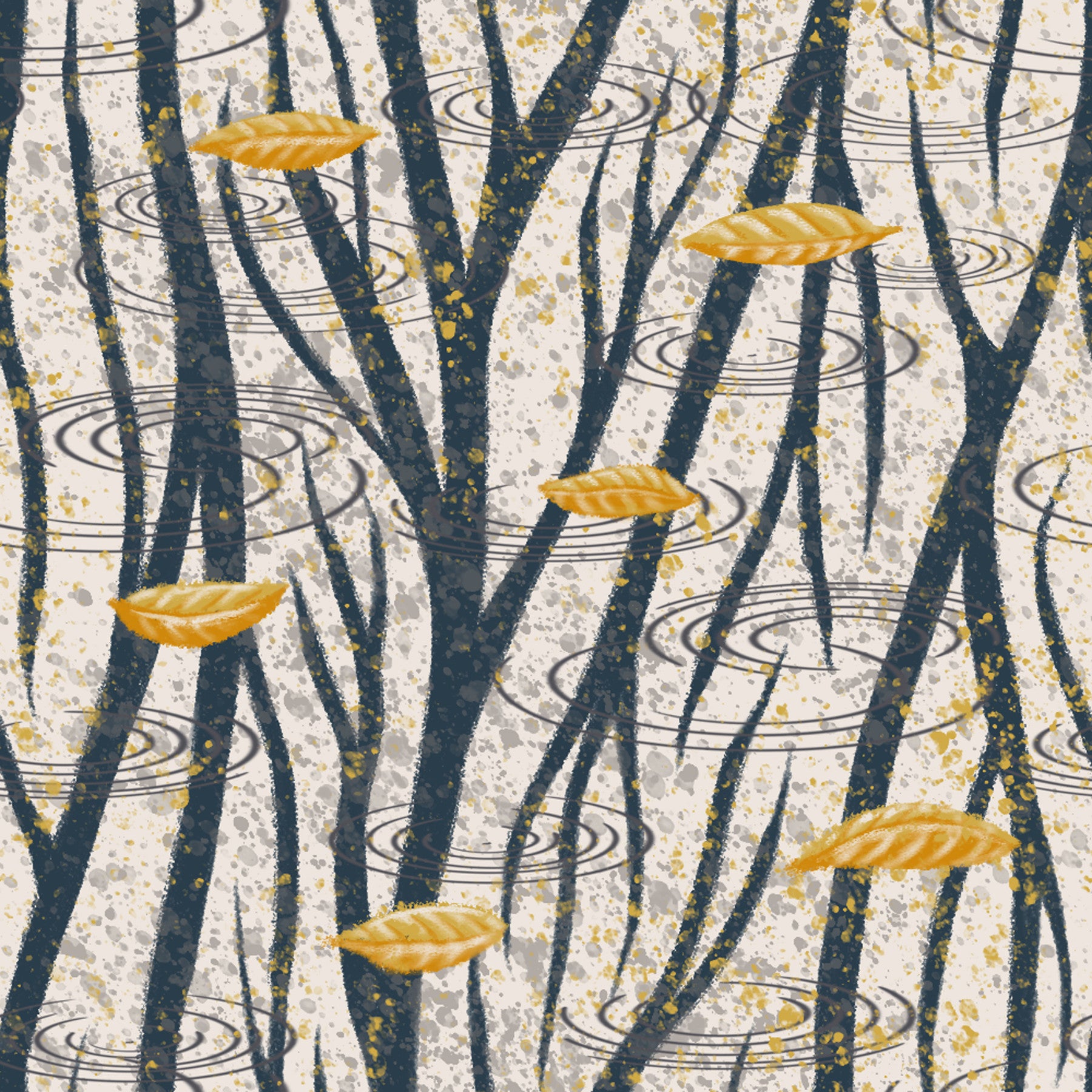 Rain reflections Wallpaper⁠