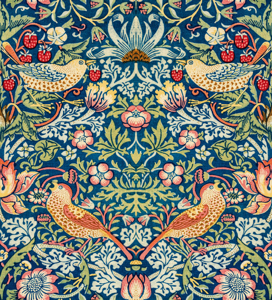 William Morris - The Strawberry Thief  Wallpaper⁠