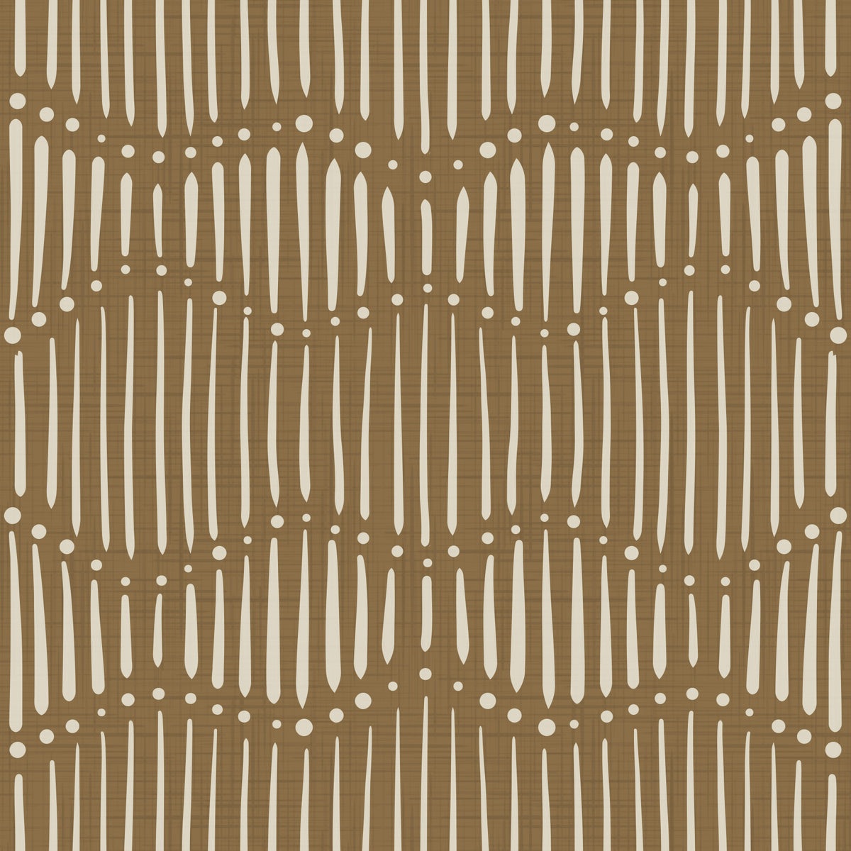 Boho Waves On Dull Gold Canvas Wallpaper⁠ in your room