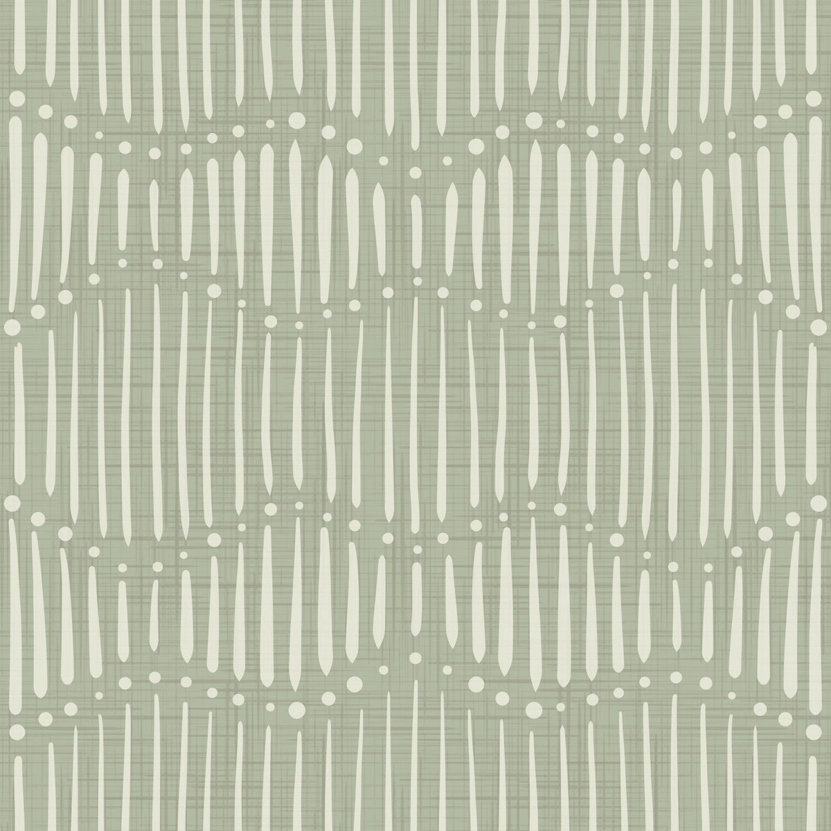 Boho Waves On Sage Canvas Wallpaper⁠ in your room