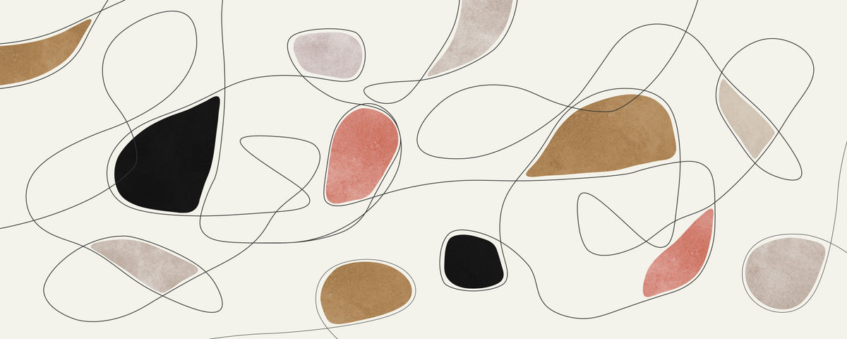 Modern Abstract Flow Wall Mural in your room