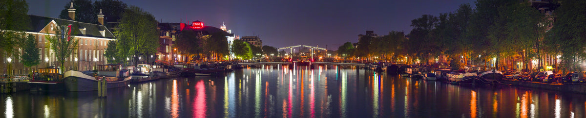 Evening in Amsterdam Wall Mural in your room — zoomed