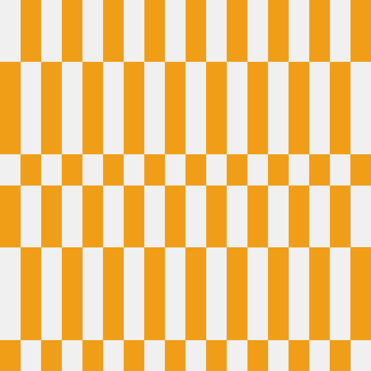 Checkered Abstract Bold Yellow Color Block  Wallpaper⁠ in your room — zoomed