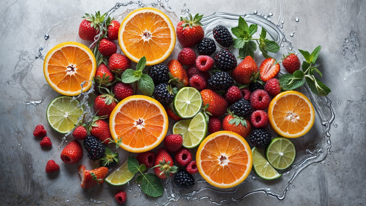 Fruity Splash Wall Mural in your room