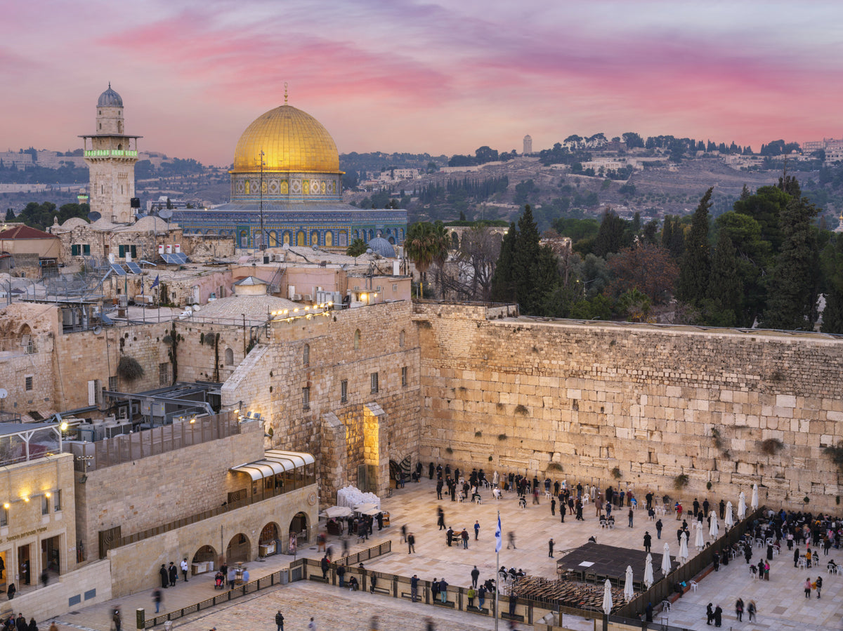 Timeless Holy City Wall Mural in your room