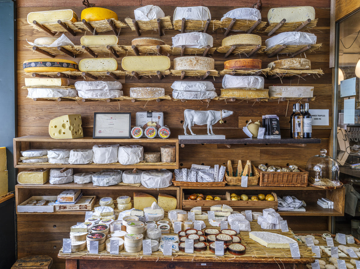 London's Organic Cheese Shop Wall Mural in your room