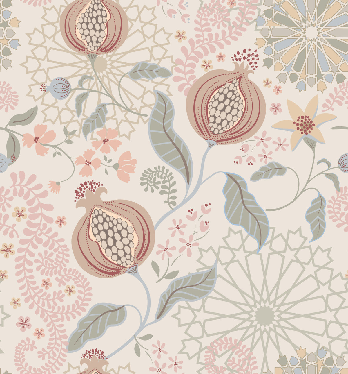 Soft Tones Pomegranate Wallpaper⁠ in your room