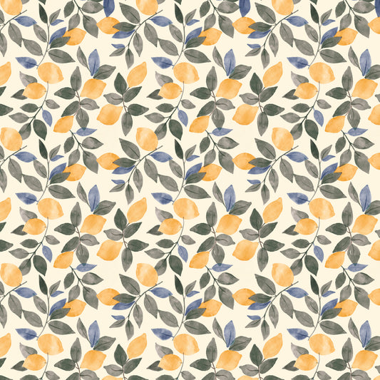 Vintage Lemons Light Theme Wallpaper⁠