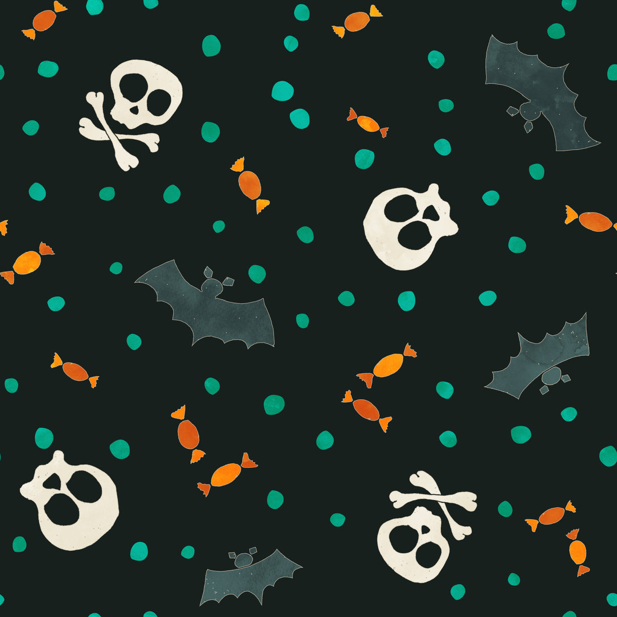 Dark Trick or Treat Party Wallpaper⁠ in your room